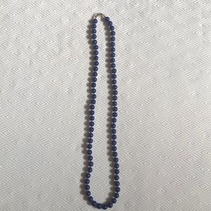 Blue necklace